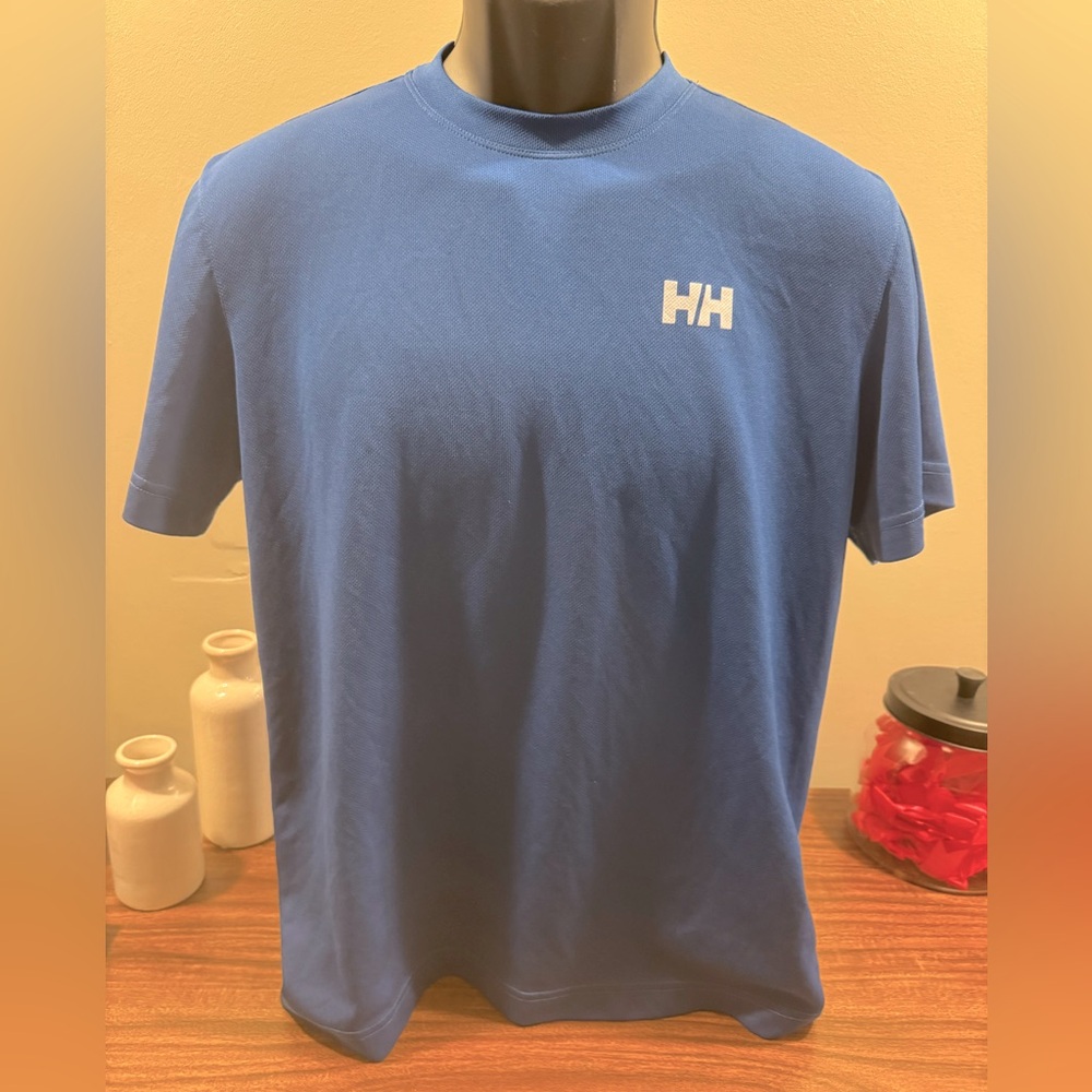 Helly Hansen Men’s Blue Verglas Shade shirt - medium
